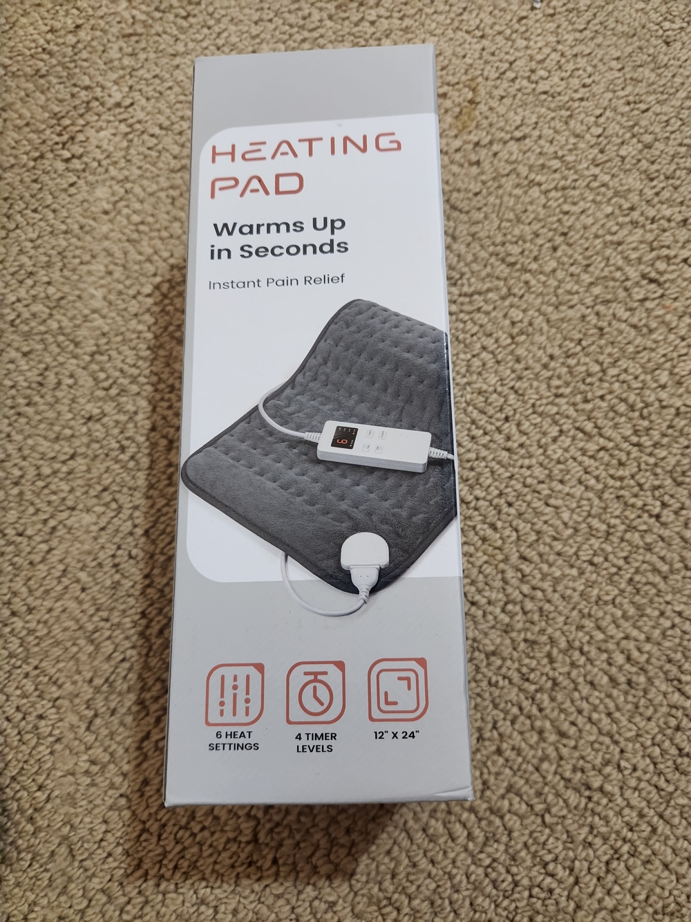 Brand New Shenzhen Goldsland Heating Pad 12 x 24